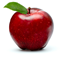 A red apple